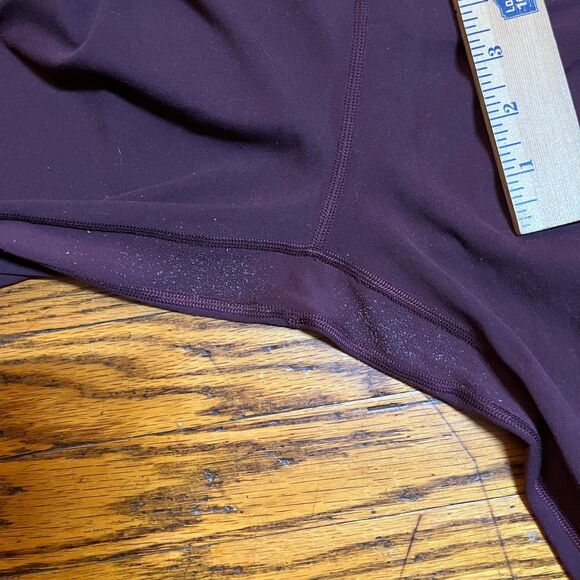 Lululemon Women's Burgundy Align™ High-Rise Leggings Pants Gym Workout Size 6 - Picture 5 of 7